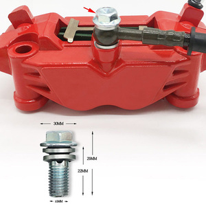 Vis de boulon Banjo de moto M10x1.0x19 pour maître-<span class=keywords><strong>cylindre</strong></span> de ligne de tuyau de frein <span class=keywords><strong>Brembo</strong></span> pour KTM Ducati Triumph - Product Image 2