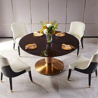 Chaise de salle à manger italienne simple et moderne avec accoudoirs, chaise en cuir souple de luxe léger, mobilier italien haut de gamme