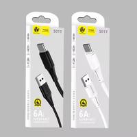 Accessoires de moulage électronique imprimés personnalisés carton d'emballage en papier blanc pour câble de données USB câble de charge