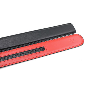 <span class=keywords><strong>Ceinture</strong></span> en <span class=keywords><strong>cuir</strong></span> véritable noire et <span class=keywords><strong>rouge</strong></span> pour homme avec boucle automatique, sans boucles, <span class=keywords><strong>ceinture</strong></span> à cliquet, usine YiWu LQbelt - Product Image 5
