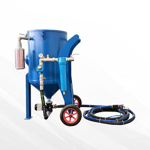 Denim Jeans Texturing Limpiador de alta presión Multi-Abrasivo Sandblasting Pot Baja Tasa de fallas con componentes centrales Motor de bomba - Product Image 3