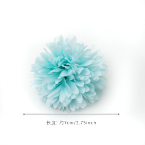 ดอกเบญจมาศปิงปองประดิษฐ์ ขนาด 5 ซม. ทำจากผ้าไหม เป็นมิตรกับสิ่งแวดล้อม เหมาะสำหรับตกแต่งงานแต่งงาน ตกแต่งบ้าน และเป็นอุปกรณ์ประกอบฉากถ่ายภาพ - Product Image 6