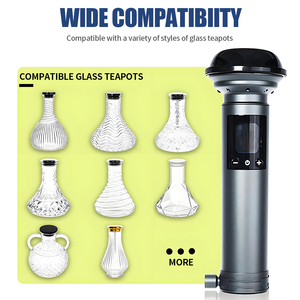 Aluminum Alloy Hubbly Bubbly Chicha Electronique Rechargeable <strong>Electronic</strong> <strong>Shisha</strong> <strong>E</strong> <strong>Hookah</strong> Set - Product Image 5