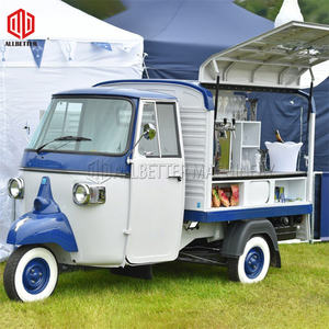 Carrito de Comida Triciclo <span class=keywords><strong>2023</strong></span>, Camión de Helados, Barra Móvil de Cerveza, Carrito de Bebidas Vintage, Camión de Comida Tuktuk, Camión de Comida Ape - Product Image 1
