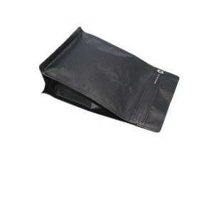 Personnalisé Noir Mat Mylar À Soufflet Scellé Sous Vide Café Gourmand <span class=keywords><strong>Met</strong></span> en Sac Avec la Valve Et le Zip-Lock" - Product Image 5
