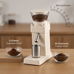 Molinillo de Café Inteligente SUS420 con Muelas Cónicas, LED, Parada Automática, Pausa Automática, Recargable, Inalámbrico, Eléctrico - Product Image 4