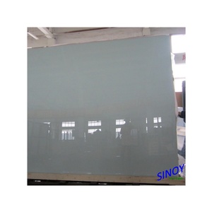 RAL 9010 Solid Structure 2mm-6mm Thick Back Painted Soft White Glass for Home and Commercial Interior Applications - Product Image 1