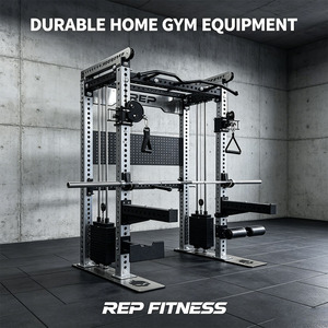 Machine Smith multifonctionnelle personnalisable avec une capacité de charge maximale de 150 kg pour un entraînement complet du corps à domicile ou en salle de sport - Product Image 2