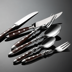 Bakelite đinh tán dao và nĩa dao thép không gỉ và nĩa Bộ đồ ăn bít tết dao và nĩa 1090007 - Product Image 4