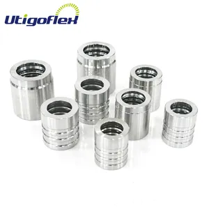 Utigo Factory OEM ODM Carbon Steel/Stainless Steel Thread Connectors Adapter Hydraulic Hose Fittings