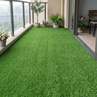 Gazon artificiel économique W6 de 10 mm en rouleau, vente en gros, tapis synthétique pas cher pour jardin, événements extérieurs, prix direct usine