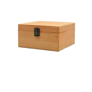 Caja de almacenamiento de madera con cajón, caja vacía, caja de corazón para Paseo de dama de honor, caja de madera práctica para padrino, regalo práctico - Product Image 1