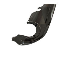 Noir brillant fourni par le fabricant pour BMW X1 F48 LCI 2020-2022 M Diffuseur de sac étanche MP Lèvre arrière Pare-chocs de voiture