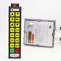 Control Remoto Inalámbrico para Grúa SF-14D de 6 Direcciones y Doble Velocidad, 8 Teclas de Función, IP67 Anti-interferencias, Parada de Emergencia, AC/DC 36V-550V