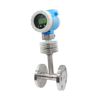 Medidor de Flujo Digital Industrial de Acero Inoxidable 4-20mA RS485 HART para Medición de Flujo de Líquidos Viscosos, Gas y Vapor