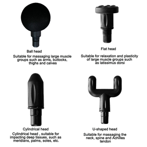 Pistola de Masaje Eléctrica Inalámbrica, Masajeador de Fascia de Cuerpo Completo, Percusión Muscular, Relajación Profunda de Tejidos, Intensidad Ajustable, Reducción de Ruido - Product Image 6