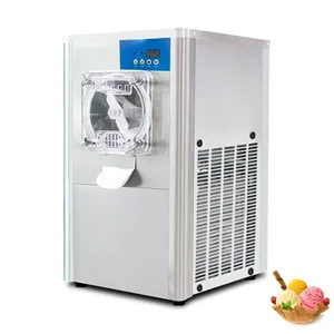 Mini italian hard ice cream used filling gelato combined serve freezing machine maker showcase home new batch freezer for sale