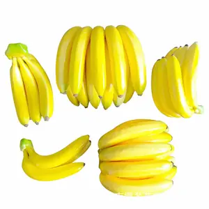 栩栩如生的香蕉束人造塑料假水果装饰泡沫道具派对装饰