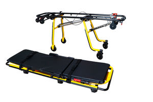 Robuuste Opvouwbare In Hoogte Verstelbare Aluminium Patiënt Transfer <span class=keywords><strong>Trolley</strong></span> Voor EHBO Medische Ambulance Brancard - Product Image 6