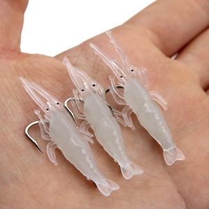SEASKY Isca Artificial de Camarão Macia de 4cm e 1g para Pesca de Robalo com Anzol Crank - Mais Vendida - Product Image 4