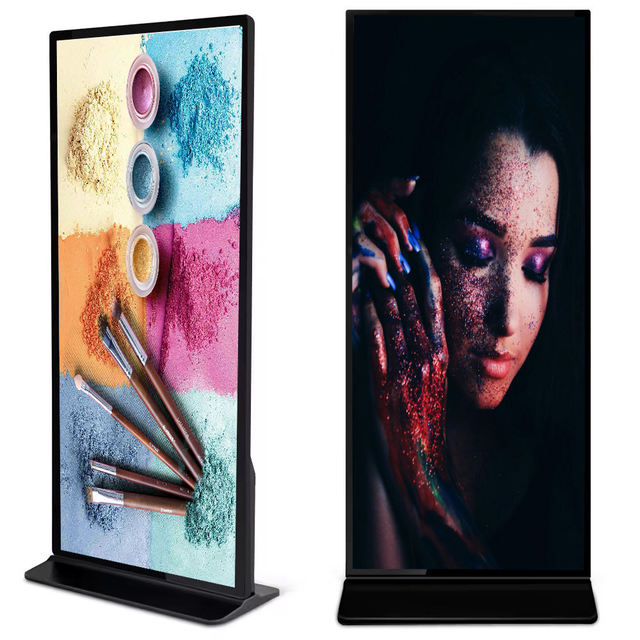 Full-screen Lcd Advertising Display Floor Standing Outdoor Totem Kiosk Touch Screen Digital Signage Digital Signage and Display