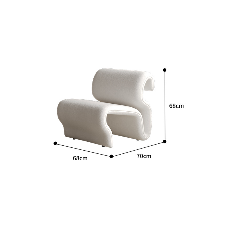Velours blanc crème givré