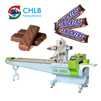 Machine d'emballage de barre de chocolat de biscuit de barre d'énergie de protéine d'emballage de flux d'oreiller de personnalisation d'usine