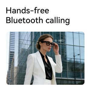 Fashionable Smart Glasses High Lumen Flashlight Audio Communication Recording Calls Music AI Sunglasses Translation Meeting Note - Product Image 5