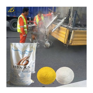 Peinture thermoplastique durable à longue durée de vie pour marquage routier jaune réfléchissant, pour parkings et routes rurales - Product Image 1