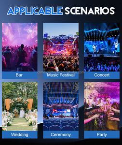 <span class=keywords><strong>Precio</strong></span> bajo eléctrico portátil cinta cañón DMX Control confeti máquina DJ fiesta boda celebración rosa azul género revelar - Product Image 5