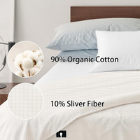 Drap de mise à la terre antibactérien et antistatique 60 * 265 cm pour connexion au sol du lit et amélioration du sommeil