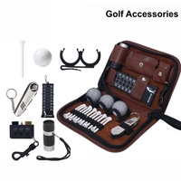 Kit d'outils de golf multifonctionnel, ensemble d'accessoires pour sac de golf, grande capacité, ensemble cadeau pour la pratique