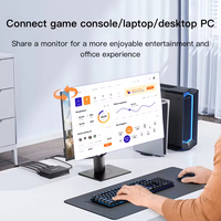 SAMZHE Commutateur vidéo 3-en-1 4K/30Hz avec télécommande pour Switch V1.4, Boîtier intelligent en métal pour PC, TV, Moniteur, Projecteur
