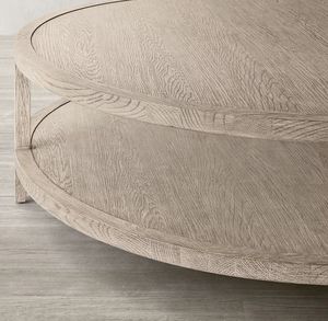 High Quality Home Modern <b>Round</b> Oak Solid Wood Tea Living Room Furniture <b>Wooden</b> <b>Coffee</b> <b>Table</b> - Product Image 5