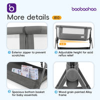 Lit Pliant Portable de Haute Qualité pour Nouveau-Né, Berceau pour Bébé, Ensemble de Literie pour Lit de Bébé