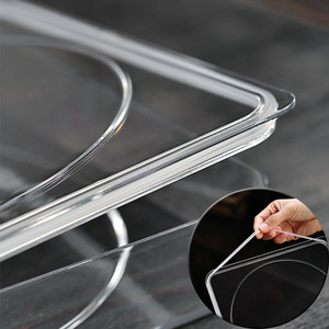 Boîte transparente carrée en PET pour gâteaux au thé, avec couvercle, étanche à la poussière et à l'humidité, conteneur de rangement pour présentoir à gâteaux au thé - Product Image 3