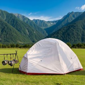 Carpa Impermeable Ultraligera y Portátil de Doble Capa para las Cuatro Estaciones, Diseño Transpirable y Resistente al Viento, de Nailon/Oxford, para Campamento al Aire Libre - Product Image 4