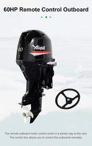 Moteur hors-bord 60 CV EFI 4 temps avec télécommande, nouveau, à essence, inclinaison et trim électriques - Product Image 5