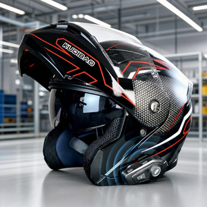 Casco de Motocicleta Modular con <span class=keywords><strong>Bluetooth</strong></span> A818, Visera Doble Abatible, Auriculares K50, Certificado 3C, para Hombres y Mujeres - Product Image 6