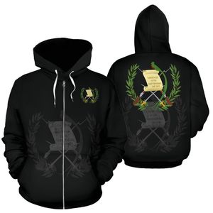 Jersey con bandera <span class=keywords><strong>de</strong></span> Guatemala <span class=keywords><strong>de</strong></span> alta calidad, chaqueta con capucha para hombre, sudadera con cremallera <span class=keywords><strong>de</strong></span> manga larga con capucha, suéter con capucha y cremallera - Product Image 2