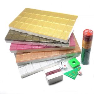 Jeu de Mahjong en Acrylique Transparent Portable – Tuiles de Mahjong Classiques pour la Maison, Idéal pour les Fêtes et les Réunions - Product Image 3