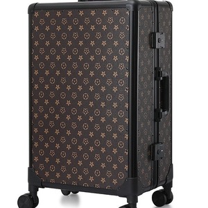 Trolley Case Set 20 Inch And 24 Inch Aluminum Frame Spinner Wheels With Lock For Leisure Travel Durable Carry On <b>Suitcase</b> - Product Image 1