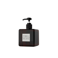 250ml vide carré vert ambre bleu rose shampooing lotion savon moussant pompe bouteille pour cheveux