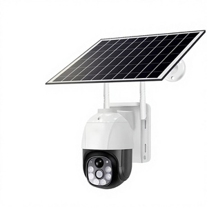กล้องวงจรปิด V380 Pro Wifi Solar PTZ Dome แบบสองเลนส์  WiFi IP66 กันน้ำ สำหรับภายนอกอาคาร - Product Image 2