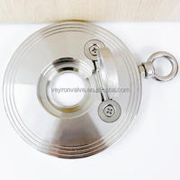 Válvula de Retención de Agua de Placa Única Tipo Wafer VEYRON con Sello Blando/Duro de EPDM/NBR/Goma Fluorada, DN40-DN300, Acero Inoxidable SS304/316