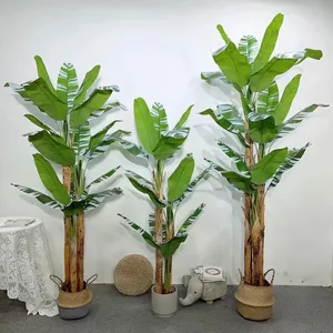 Kunstmatige Bananenbladeren Boom Bananenplant Bananenboom