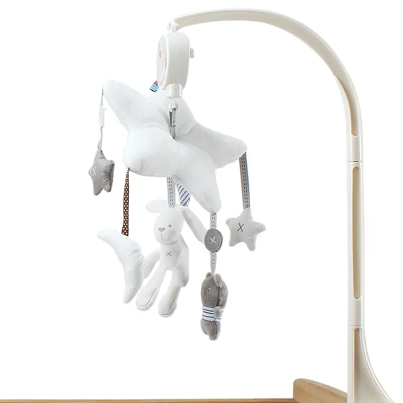 White Rabbit star musical mobile with hanging toys