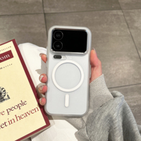 Casing HP Transparan Magnetik TPU KAOU Trend Product dengan Bantalan Udara dan Holster untuk Xiaomi 17Pro Max