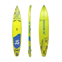 Nouvelle conception OEM ODM de qualité supérieure JS JS-LV380 Planche de paddle gonflable tout-terrain en Drop Stitch - Portable 15kg avec une seule aileron