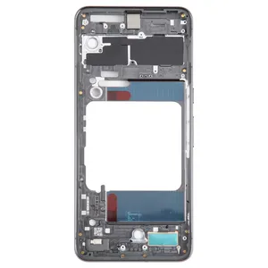 Réparation d'écran cassé de téléphone portable en gros bon marché pour Google Pixel 8 Pro plaque de lunette de cadre LCD de boîtier avant d'origine (noir)